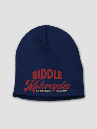 American Motorcycle Tradition : Embroidered Beanies
