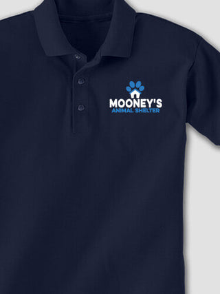 Animal Shelter : Embroidered Polo Shirts