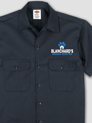 Animal Shelter : Embroidered Work Shirts