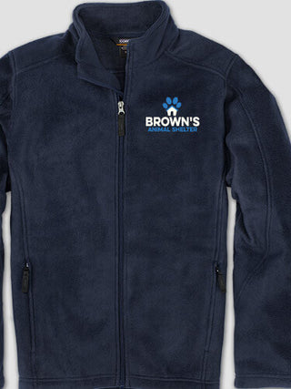 Animal Shelter : Embroidered Fleece Jackets