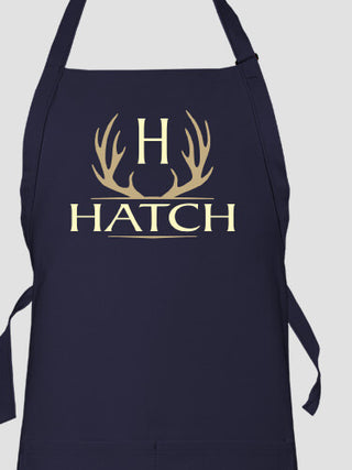 Antler Monogram : Printed Aprons
