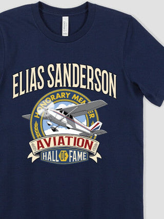 Aviation Hall Of Fame : Premium Printed T-Shirts
