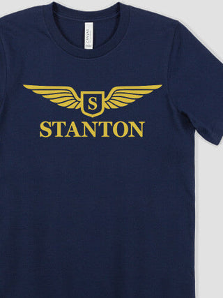 Aviation Monogram : Premium Printed T-Shirts