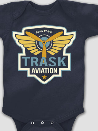 Aviation Patch : Printed Baby Bodysuits