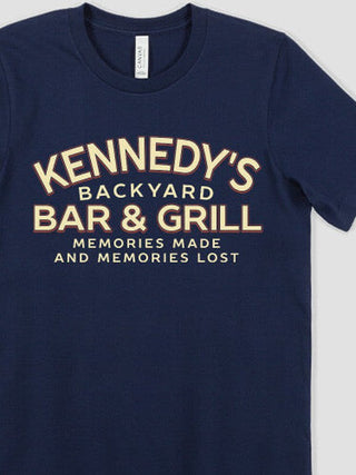 Backyard Bar and Grill : Premium Printed T-Shirts