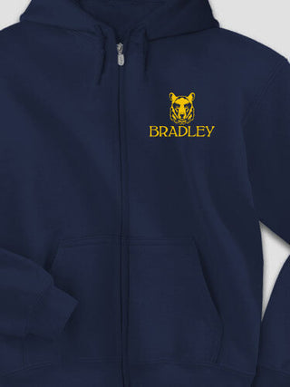 Bear : Embroidered Zip Hoodies