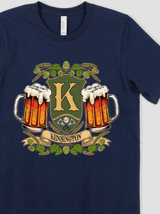 Beer Coat Of Arms : Premium Printed T-Shirts