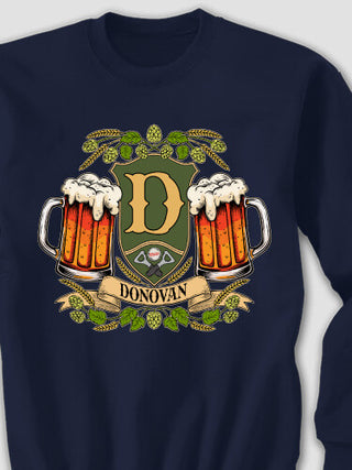 Beer Coat Of Arms : Printed Sweatshirts
