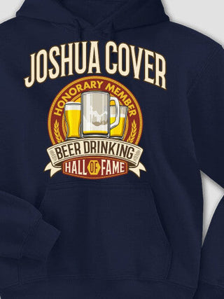 Beer Drinking Hall Of Fame : Printed Hoodies