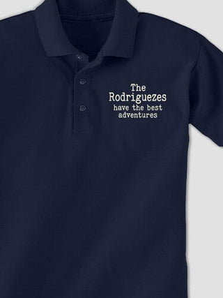 Best Adventures : Embroidered Polo Shirts