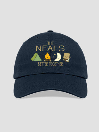 Better Together Camping : Embroidered Baseball Hats