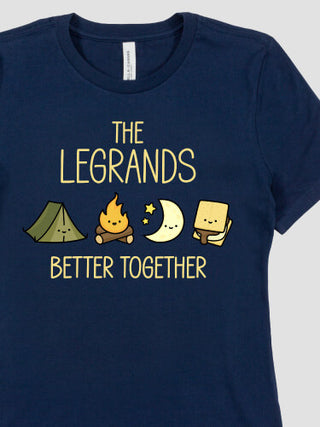 Better Together Camping : Premium Ladies T-Shirts
