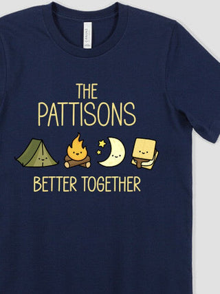 Better Together Camping : Premium Printed T-Shirts