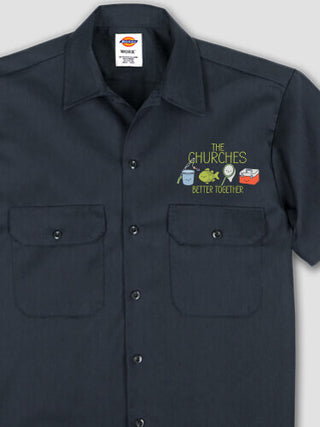 Better Together Fishing : Embroidered Work Shirts