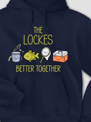 Better Together Fishing : Printed Hoodies