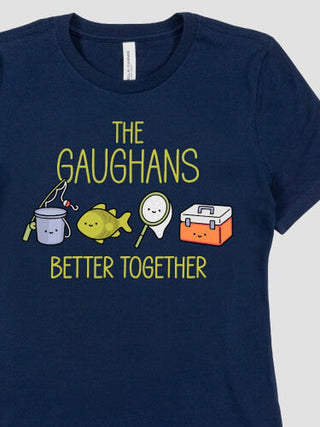 Better Together Fishing : Premium Printed T-Shirts