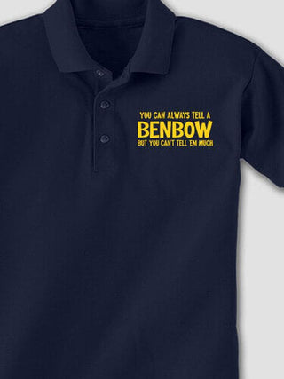 Can't Tell 'Em Much : Embroidered Polo Shirts