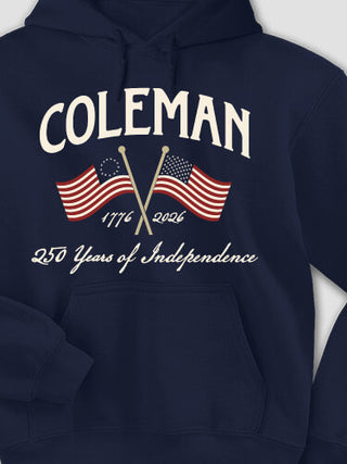 Celebrating 250 Years : Printed Hoodies