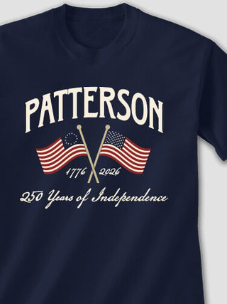 Celebrating 250 Years : Printed T-Shirts