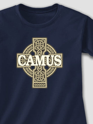 Celtic Stone Cross : Adult Ladies Fitted T-Shirt