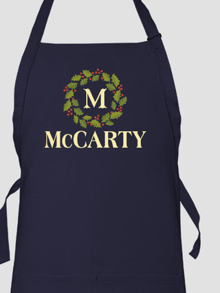 Christmas Monogram : Printed Aprons