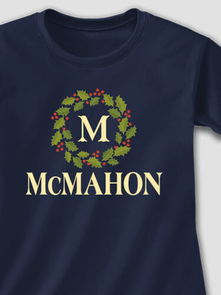 Christmas Monogram : Printed T-Shirts