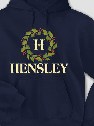 Christmas Monogram : Printed Hoodies