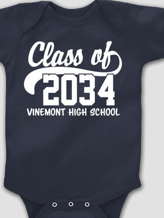 Class Of : Printed Baby Bodysuits