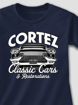 Classic Cars : Adult Ladies Fitted T-Shirt