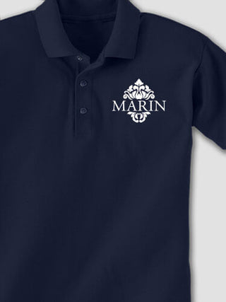 Classic Filigree : Embroidered Polo Shirts
