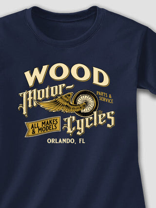 Classic Motorcycles : Adult Ladies Fitted T-Shirt
