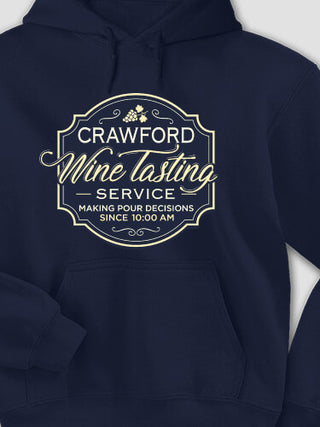 Classic Wine Tasting Services : Printed Hoodies