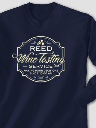 Classic Wine Tasting Services : Printed Long Sleeves