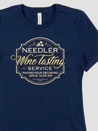 Classic Wine Tasting Services : Premium Ladies T-Shirts