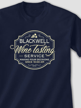 Classic Wine Tasting Services : Printed T-Shirts