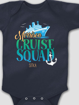 Cruise Squad : Printed Baby Bodysuits