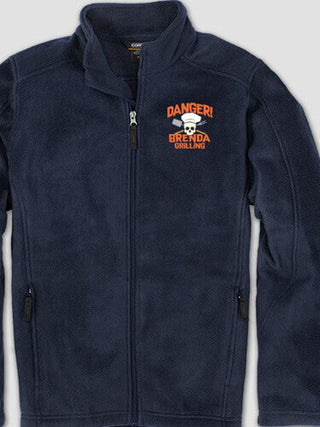 Danger Grilling : Embroidered Fleece Jackets