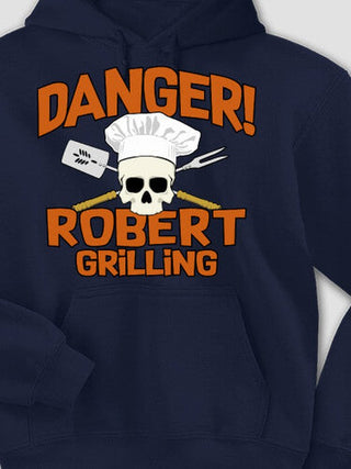 Danger Grilling : Printed Hoodies