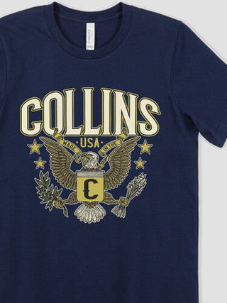 Eagle Monogram : Premium Printed T-Shirts
