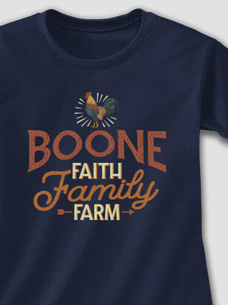 Faith Family Farm : Adult Ladies Fitted T-Shirt