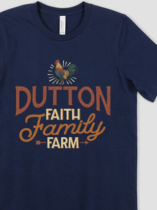 Faith Family Farm : Premium Printed T-Shirts
