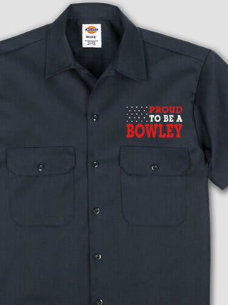 Family Flag : Embroidered Work Shirts