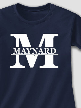 Family Monogram : Adult Ladies Fitted T-Shirt