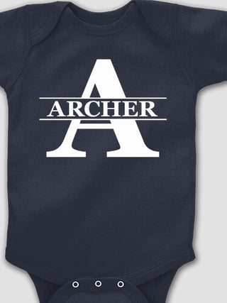 Family Monogram : Printed Baby Bodysuits
