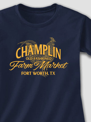 Farm Market : Adult Ladies Fitted T-Shirt