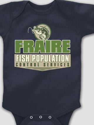 Fish Services : Printed Baby Bodysuits