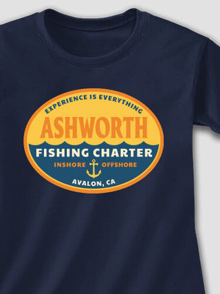 Fishing Charter : Adult Ladies Fitted T-Shirt