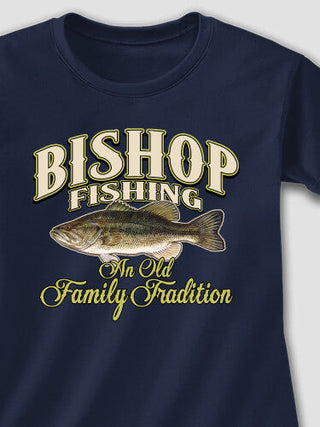 Fishing Family Tradition : Adult Ladies Fitted T-Shirt