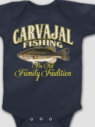 Fishing Family Tradition : Printed Baby Bodysuits