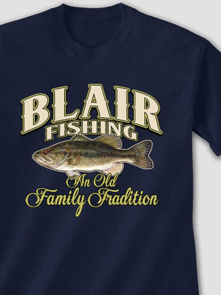 Fishing Family Tradition : Printed T-Shirts